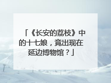 《长安的荔枝》中的十七娘，竟出现在延边博物馆？
