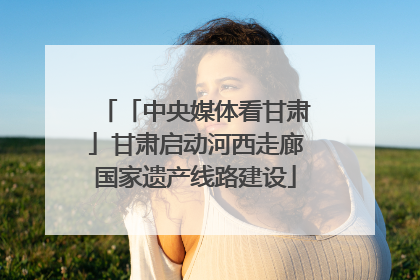 「中央媒体看甘肃」甘肃启动河西走廊国家遗产线路建设