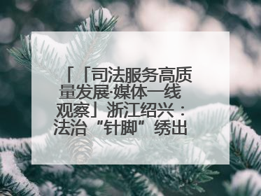 「司法服务高质量发展·媒体一线观察」浙江绍兴：法治“针脚”绣出纺织新天地