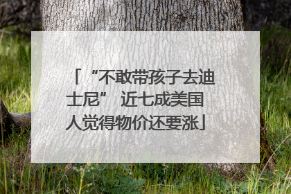 “不敢带孩子去迪士尼” 近七成美国人觉得物价还要涨