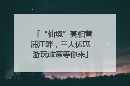 “仙境”亮相黄浦江畔，三大优惠游玩政策等你来