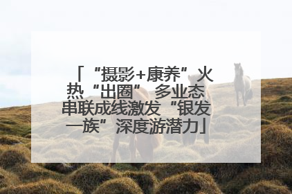 “摄影+康养”火热“出圈” 多业态串联成线激发“银发一族”深度游潜力