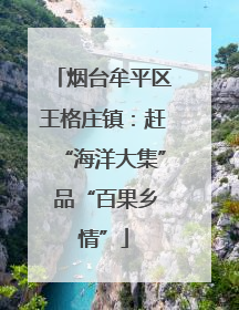 烟台牟平区王格庄镇：赶“海洋大集” 品“百果乡情”