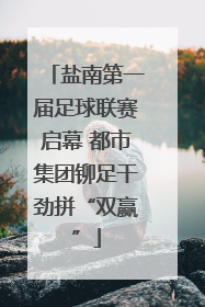 盐南第一届足球联赛启幕 都市集团铆足干劲拼“双赢”