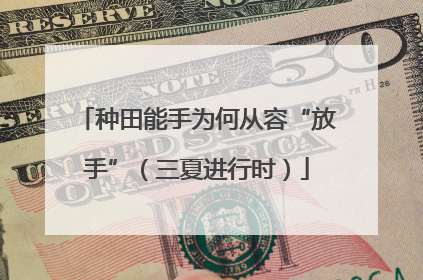 种田能手为何从容“放手”（三夏进行时）