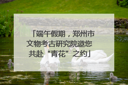 端午假期，郑州市文物考古研究院邀您共赴“青花”之约