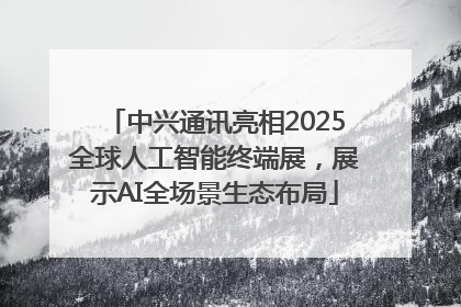 中兴通讯亮相2025全球人工智能终端展，展示AI全场景生态布局