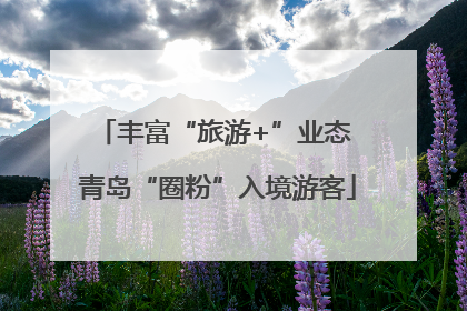 丰富“旅游+”业态 青岛“圈粉”入境游客