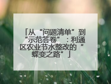 从“问题清单”到“示范答卷”：利通区农业节水整改的“蝶变之路”
