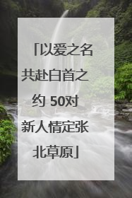 以爱之名共赴白首之约 50对新人情定张北草原