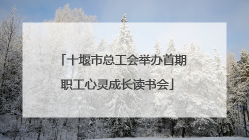十堰市总工会举办首期职工心灵成长读书会