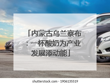内蒙古乌兰察布：一杯酸奶为产业发展添动能