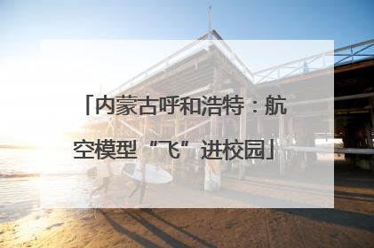 内蒙古呼和浩特：航空模型“飞”进校园