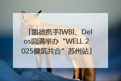 凯德携手IWBI、Delos圆满举办“WELL 2025健筑共合”苏州站