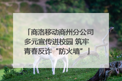 商洛移动商州分公司多元宣传进校园 筑牢青春反诈“防火墙”