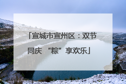 宣城市宣州区：双节同庆 “粽”享欢乐