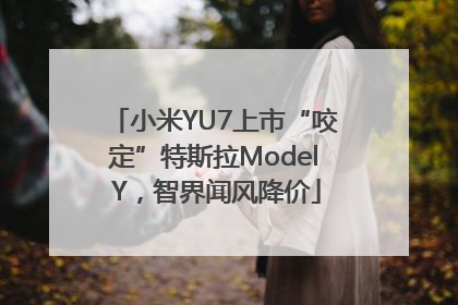 小米YU7上市“咬定”特斯拉Model Y，智界闻风降价