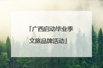 广西启动毕业季文旅品牌活动