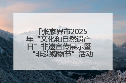 张家界市2025年“文化和自然遗产日”非遗宣传展示暨“非遗购物节”活动在慈利县盛大启幕