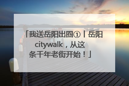 我送岳阳出圈①丨岳阳citywalk，从这条千年老街开始！