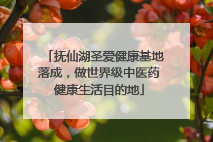 抚仙湖圣爱健康基地落成，做世界级中医药健康生活目的地
