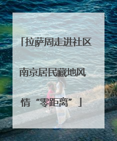 拉萨周走进社区 南京居民藏地风情“零距离”