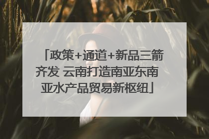 政策+通道+新品三箭齐发 云南打造南亚东南亚水产品贸易新枢纽