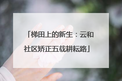 梯田上的新生：云和社区矫正五载耕耘路