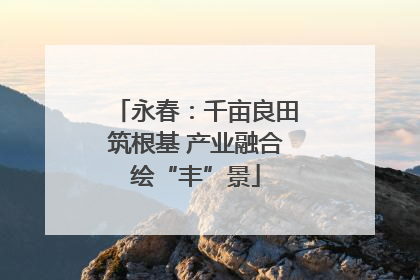 永春：千亩良田筑根基 产业融合绘“丰”景