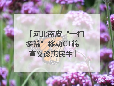 河北南皮“一扫多筛”移动CT筛查义诊惠民生