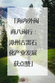 海内外闽商八闽行：漳州古雷石化产业发展获点赞