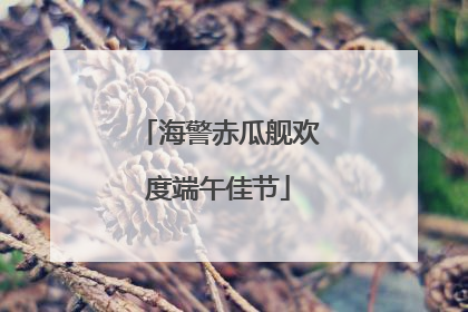 海警赤瓜舰欢度端午佳节