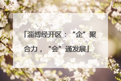 淄博经开区：“企”聚合力，“会”通发展