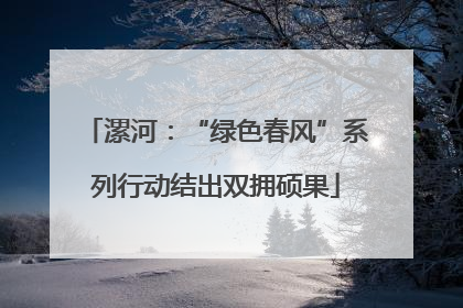 漯河：“绿色春风”系列行动结出双拥硕果