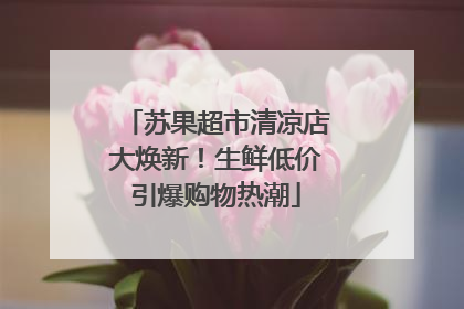 苏果超市清凉店大焕新！生鲜低价引爆购物热潮