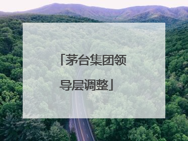 茅台集团领导层调整