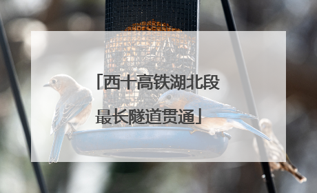 西十高铁湖北段最长隧道贯通