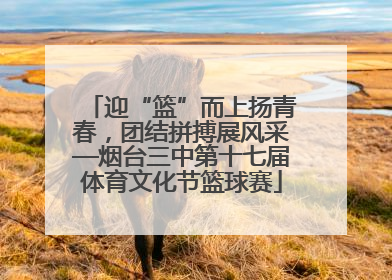迎“篮”而上扬青春，团结拼搏展风采—烟台三中第十七届体育文化节篮球赛