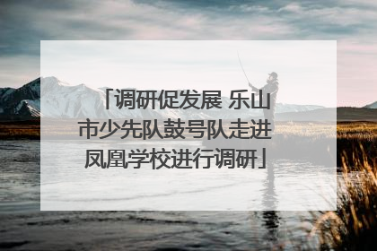 调研促发展 乐山市少先队鼓号队走进凤凰学校进行调研