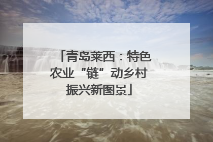 青岛莱西：特色农业“链”动乡村振兴新图景