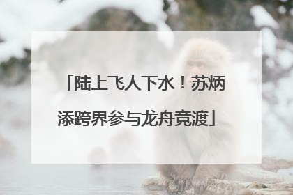 陆上飞人下水！苏炳添跨界参与龙舟竞渡