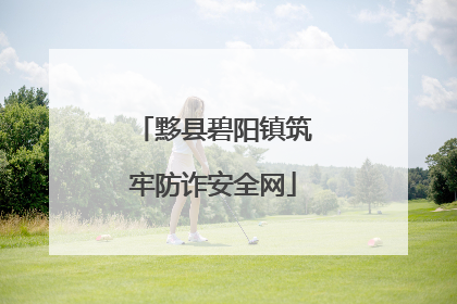 黟县碧阳镇筑牢防诈安全网