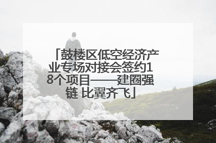 鼓楼区低空经济产业专场对接会签约18个项目——建圈强链 比翼齐飞