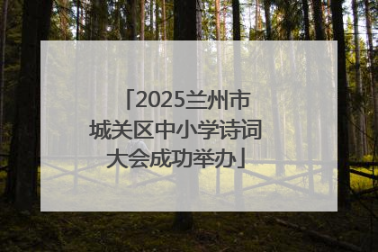 2025兰州市城关区中小学诗词大会成功举办
